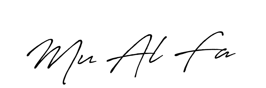 Check out images of Autograph of Mu Al Fa  name. Actor Mu Al Fa  Signature Style. Antro_Vectra_Bolder is a professional sign style online. Mu Al Fa  signature style 7 images and pictures png