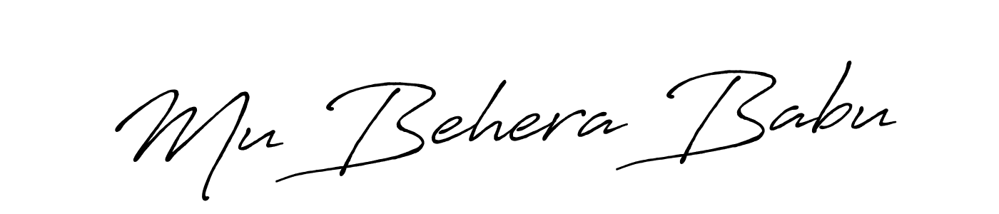 Make a beautiful signature design for name Mu Behera Babu. Use this online signature maker to create a handwritten signature for free. Mu Behera Babu signature style 7 images and pictures png