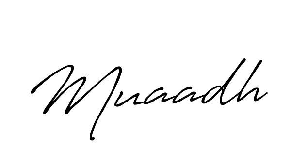 Make a beautiful signature design for name Muaadh. Use this online signature maker to create a handwritten signature for free. Muaadh signature style 7 images and pictures png