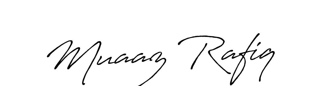 It looks lik you need a new signature style for name Muaaz Rafiq. Design unique handwritten (Antro_Vectra_Bolder) signature with our free signature maker in just a few clicks. Muaaz Rafiq signature style 7 images and pictures png