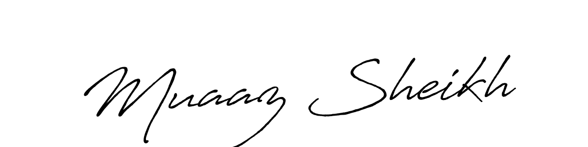 See photos of Muaaz Sheikh official signature by Spectra . Check more albums & portfolios. Read reviews & check more about Antro_Vectra_Bolder font. Muaaz Sheikh signature style 7 images and pictures png