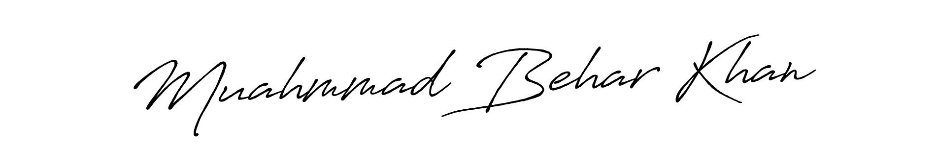 How to make Muahmmad Behar Khan signature? Antro_Vectra_Bolder is a professional autograph style. Create handwritten signature for Muahmmad Behar Khan name. Muahmmad Behar Khan signature style 7 images and pictures png