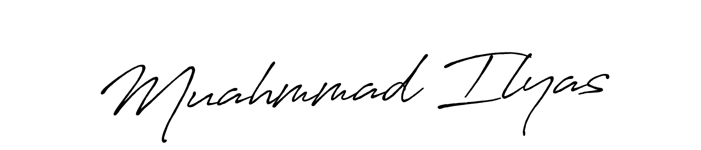 if you are searching for the best signature style for your name Muahmmad Ilyas. so please give up your signature search. here we have designed multiple signature styles  using Antro_Vectra_Bolder. Muahmmad Ilyas signature style 7 images and pictures png
