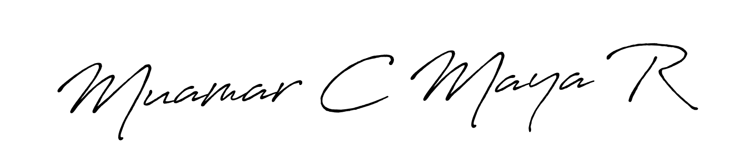 Best and Professional Signature Style for Muamar C Maya R. Antro_Vectra_Bolder Best Signature Style Collection. Muamar C Maya R signature style 7 images and pictures png