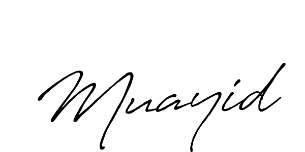 Also we have Muayid name is the best signature style. Create professional handwritten signature collection using Antro_Vectra_Bolder autograph style. Muayid signature style 7 images and pictures png