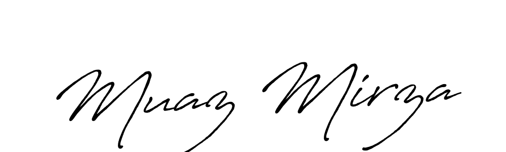 Make a beautiful signature design for name Muaz Mirza. Use this online signature maker to create a handwritten signature for free. Muaz Mirza signature style 7 images and pictures png