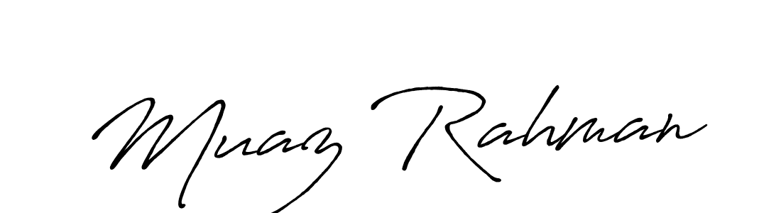 Make a beautiful signature design for name Muaz Rahman. Use this online signature maker to create a handwritten signature for free. Muaz Rahman signature style 7 images and pictures png
