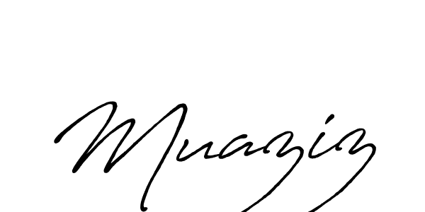 Once you've used our free online signature maker to create your best signature Antro_Vectra_Bolder style, it's time to enjoy all of the benefits that Muaziz name signing documents. Muaziz signature style 7 images and pictures png