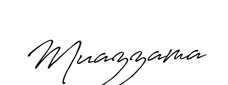 Make a beautiful signature design for name Muazzama. Use this online signature maker to create a handwritten signature for free. Muazzama signature style 7 images and pictures png