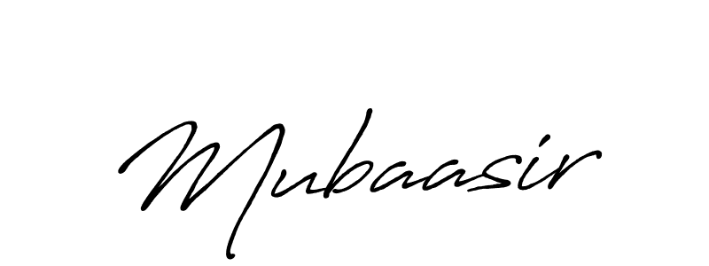 How to make Mubaasir signature? Antro_Vectra_Bolder is a professional autograph style. Create handwritten signature for Mubaasir name. Mubaasir signature style 7 images and pictures png