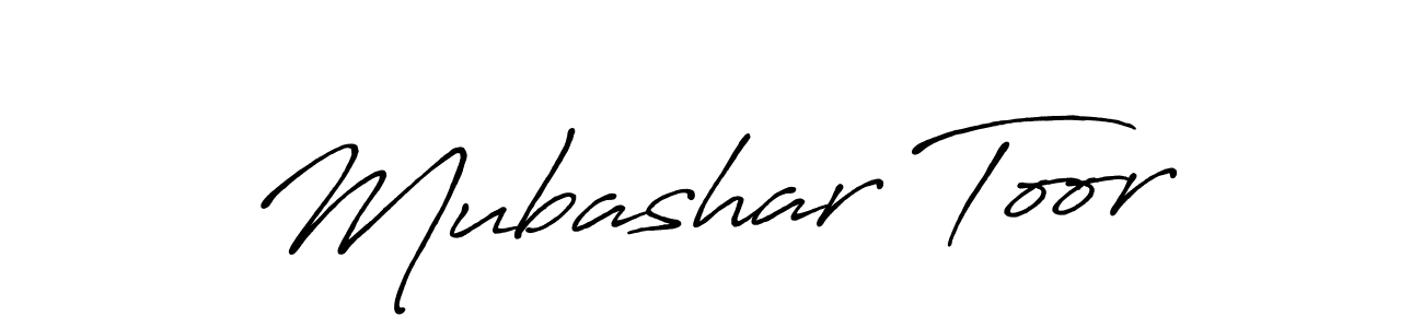 Also we have Mubashar Toor name is the best signature style. Create professional handwritten signature collection using Antro_Vectra_Bolder autograph style. Mubashar Toor signature style 7 images and pictures png