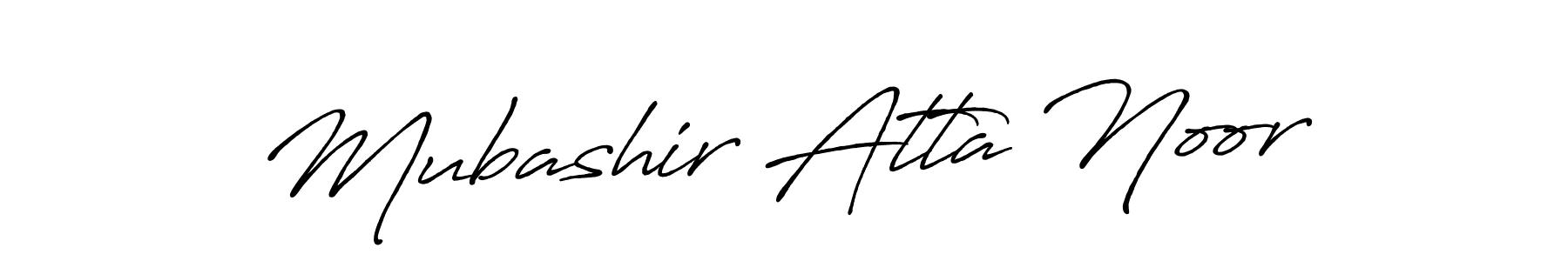 It looks lik you need a new signature style for name Mubashir Atta Noor. Design unique handwritten (Antro_Vectra_Bolder) signature with our free signature maker in just a few clicks. Mubashir Atta Noor signature style 7 images and pictures png