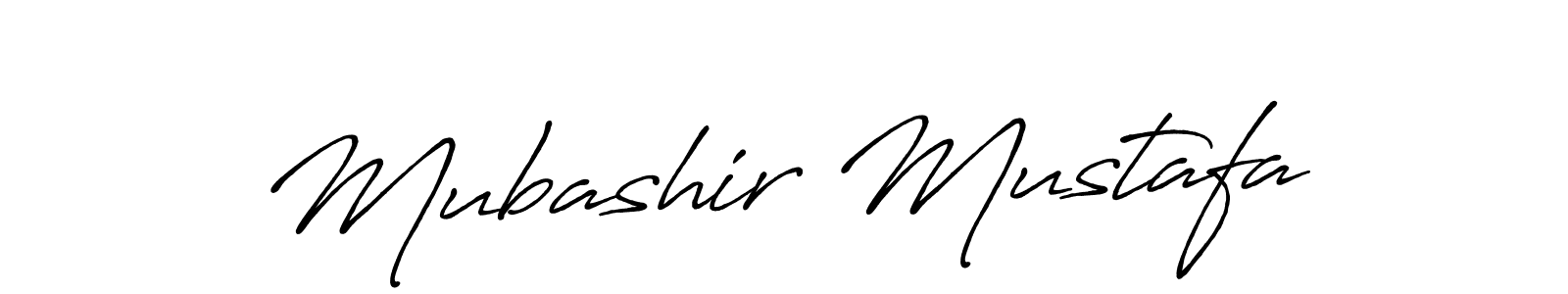 Design your own signature with our free online signature maker. With this signature software, you can create a handwritten (Antro_Vectra_Bolder) signature for name Mubashir Mustafa. Mubashir Mustafa signature style 7 images and pictures png