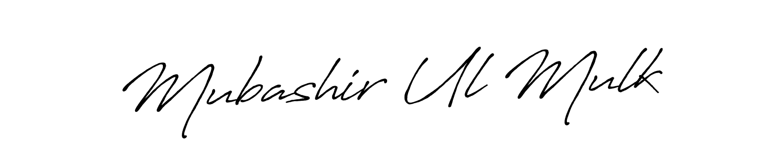 Design your own signature with our free online signature maker. With this signature software, you can create a handwritten (Antro_Vectra_Bolder) signature for name Mubashir Ul Mulk. Mubashir Ul Mulk signature style 7 images and pictures png