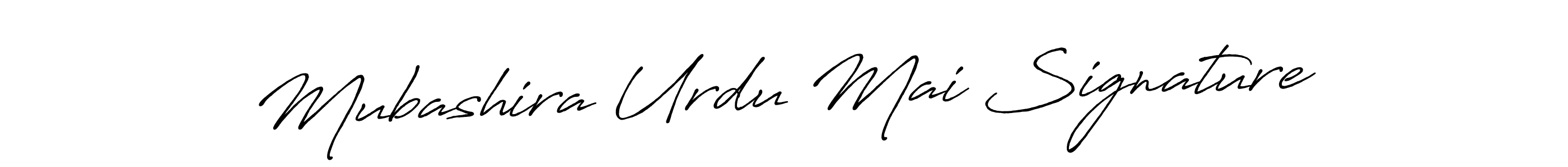 Mubashira Urdu Mai Signature stylish signature style. Best Handwritten Sign (Antro_Vectra_Bolder) for my name. Handwritten Signature Collection Ideas for my name Mubashira Urdu Mai Signature. Mubashira Urdu Mai Signature signature style 7 images and pictures png