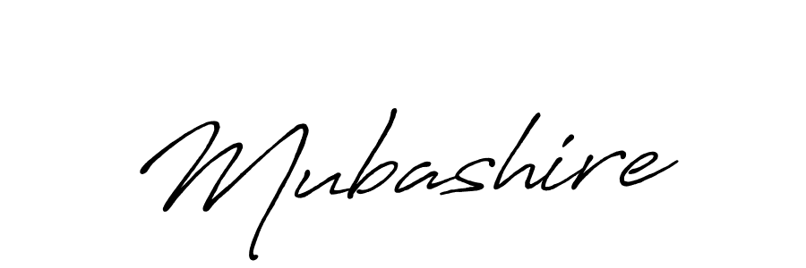 Create a beautiful signature design for name Mubashire. With this signature (Antro_Vectra_Bolder) fonts, you can make a handwritten signature for free. Mubashire signature style 7 images and pictures png