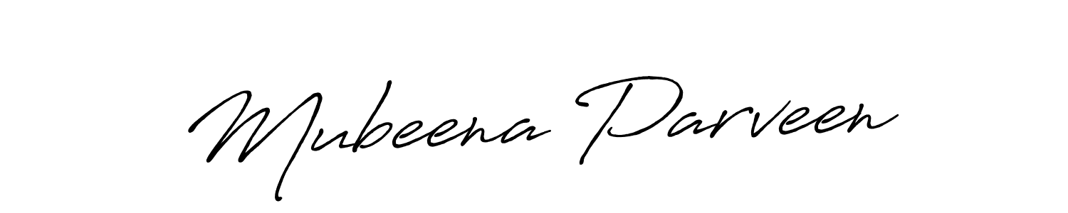 Also You can easily find your signature by using the search form. We will create Mubeena Parveen name handwritten signature images for you free of cost using Antro_Vectra_Bolder sign style. Mubeena Parveen signature style 7 images and pictures png
