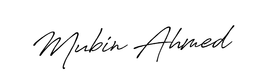 The best way (Antro_Vectra_Bolder) to make a short signature is to pick only two or three words in your name. The name Mubin Ahmed include a total of six letters. For converting this name. Mubin Ahmed signature style 7 images and pictures png