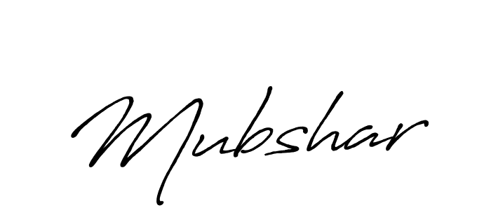 Design your own signature with our free online signature maker. With this signature software, you can create a handwritten (Antro_Vectra_Bolder) signature for name Mubshar. Mubshar signature style 7 images and pictures png