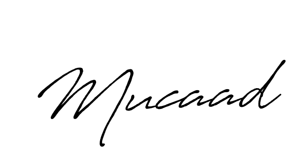 if you are searching for the best signature style for your name Mucaad. so please give up your signature search. here we have designed multiple signature styles  using Antro_Vectra_Bolder. Mucaad signature style 7 images and pictures png