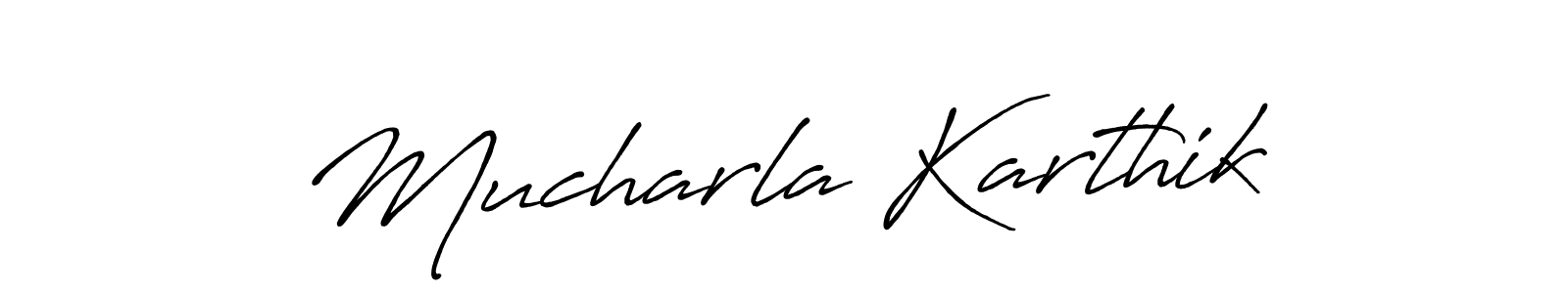 How to Draw Mucharla Karthik signature style? Antro_Vectra_Bolder is a latest design signature styles for name Mucharla Karthik. Mucharla Karthik signature style 7 images and pictures png
