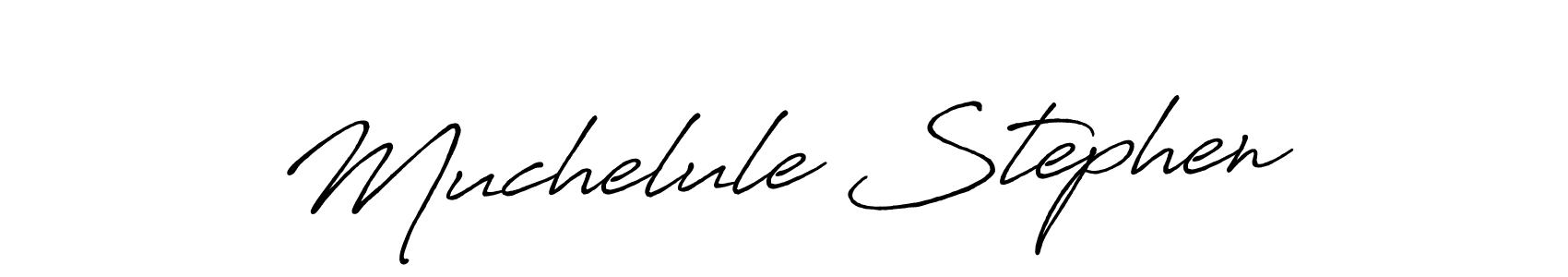 Similarly Antro_Vectra_Bolder is the best handwritten signature design. Signature creator online .You can use it as an online autograph creator for name Muchelule Stephen. Muchelule Stephen signature style 7 images and pictures png