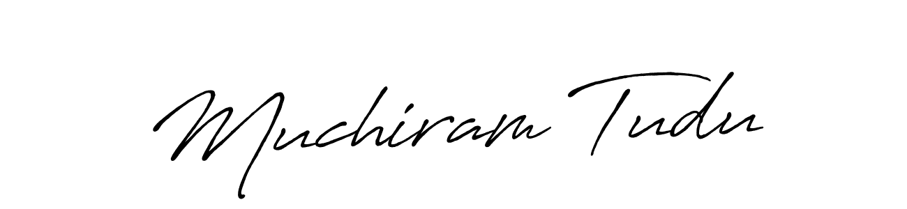 Similarly Antro_Vectra_Bolder is the best handwritten signature design. Signature creator online .You can use it as an online autograph creator for name Muchiram Tudu. Muchiram Tudu signature style 7 images and pictures png