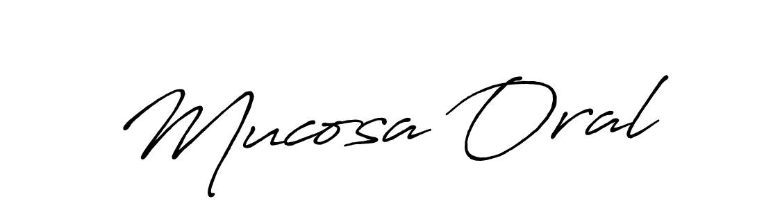 How to make Mucosa Oral name signature. Use Antro_Vectra_Bolder style for creating short signs online. This is the latest handwritten sign. Mucosa Oral signature style 7 images and pictures png