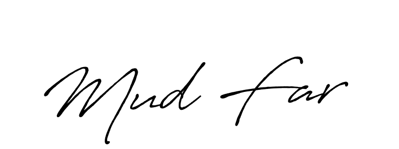 It looks lik you need a new signature style for name Mud Far . Design unique handwritten (Antro_Vectra_Bolder) signature with our free signature maker in just a few clicks. Mud Far  signature style 7 images and pictures png