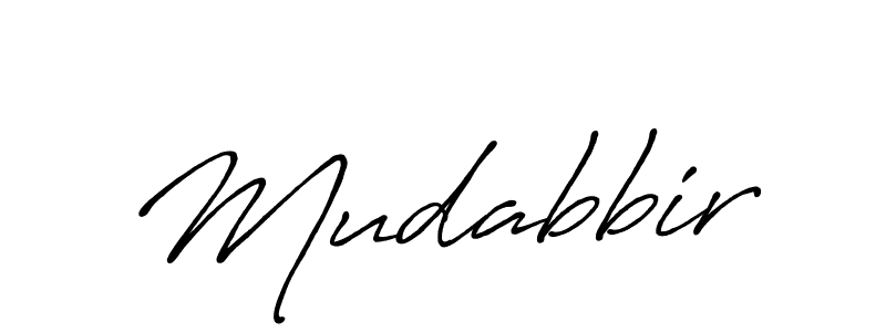 You should practise on your own different ways (Antro_Vectra_Bolder) to write your name (Mudabbir) in signature. don't let someone else do it for you. Mudabbir signature style 7 images and pictures png