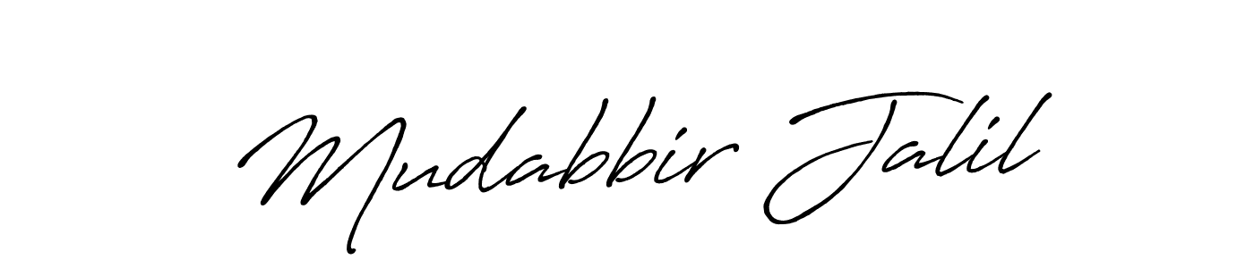 if you are searching for the best signature style for your name Mudabbir Jalil. so please give up your signature search. here we have designed multiple signature styles  using Antro_Vectra_Bolder. Mudabbir Jalil signature style 7 images and pictures png