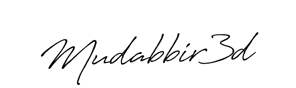 How to make Mudabbir3d name signature. Use Antro_Vectra_Bolder style for creating short signs online. This is the latest handwritten sign. Mudabbir3d signature style 7 images and pictures png