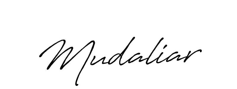 You should practise on your own different ways (Antro_Vectra_Bolder) to write your name (Mudaliar) in signature. don't let someone else do it for you. Mudaliar signature style 7 images and pictures png