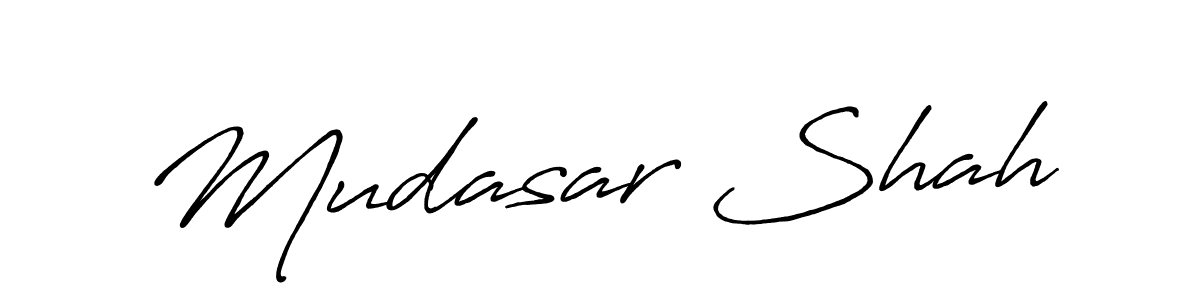 Make a beautiful signature design for name Mudasar Shah. Use this online signature maker to create a handwritten signature for free. Mudasar Shah signature style 7 images and pictures png