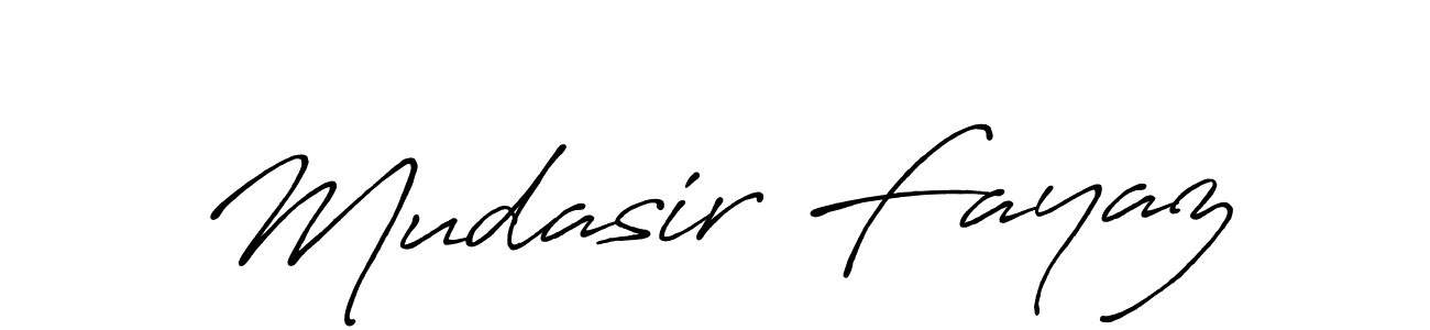 Use a signature maker to create a handwritten signature online. With this signature software, you can design (Antro_Vectra_Bolder) your own signature for name Mudasir Fayaz. Mudasir Fayaz signature style 7 images and pictures png
