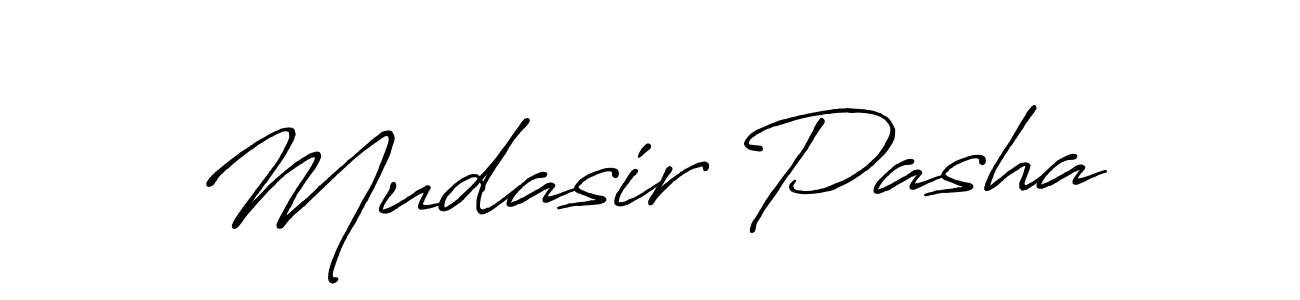 Use a signature maker to create a handwritten signature online. With this signature software, you can design (Antro_Vectra_Bolder) your own signature for name Mudasir Pasha. Mudasir Pasha signature style 7 images and pictures png