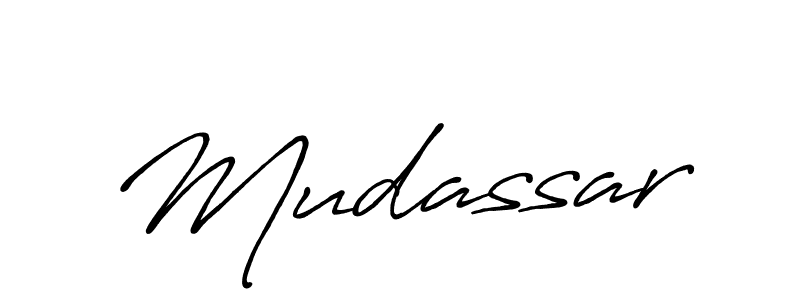 How to make Mudassar name signature. Use Antro_Vectra_Bolder style for creating short signs online. This is the latest handwritten sign. Mudassar signature style 7 images and pictures png