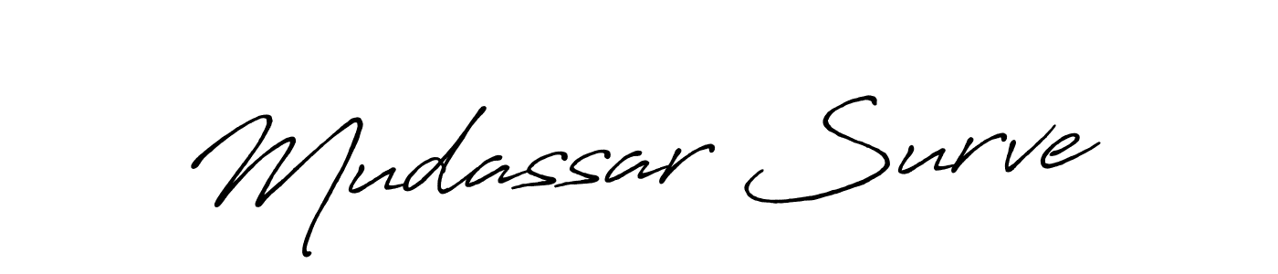 It looks lik you need a new signature style for name Mudassar Surve. Design unique handwritten (Antro_Vectra_Bolder) signature with our free signature maker in just a few clicks. Mudassar Surve signature style 7 images and pictures png