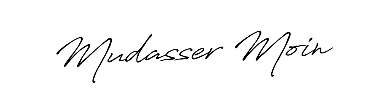 Also You can easily find your signature by using the search form. We will create Mudasser Moin name handwritten signature images for you free of cost using Antro_Vectra_Bolder sign style. Mudasser Moin signature style 7 images and pictures png