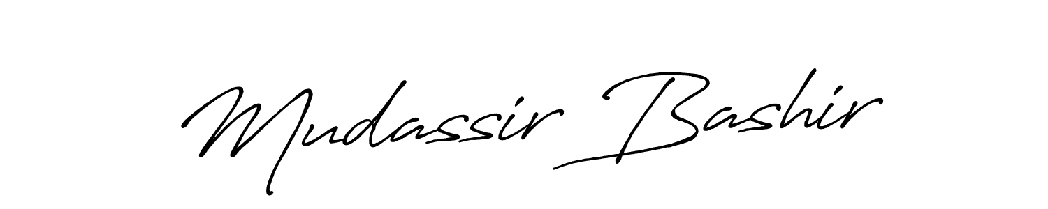 Make a beautiful signature design for name Mudassir Bashir. Use this online signature maker to create a handwritten signature for free. Mudassir Bashir signature style 7 images and pictures png