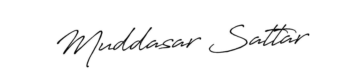 It looks lik you need a new signature style for name Muddasar Sattar. Design unique handwritten (Antro_Vectra_Bolder) signature with our free signature maker in just a few clicks. Muddasar Sattar signature style 7 images and pictures png