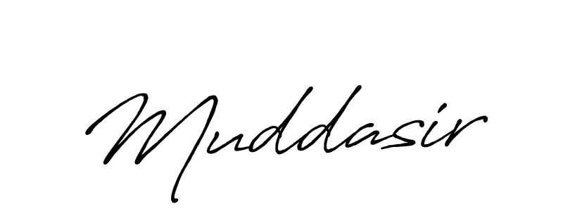It looks lik you need a new signature style for name Muddasir. Design unique handwritten (Antro_Vectra_Bolder) signature with our free signature maker in just a few clicks. Muddasir signature style 7 images and pictures png