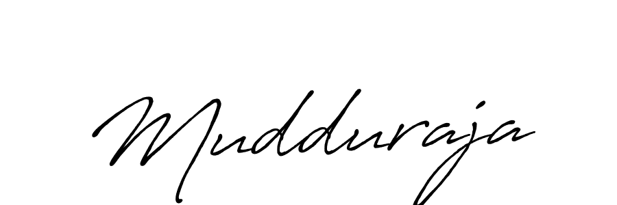 Design your own signature with our free online signature maker. With this signature software, you can create a handwritten (Antro_Vectra_Bolder) signature for name Mudduraja. Mudduraja signature style 7 images and pictures png