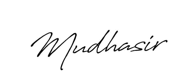 You should practise on your own different ways (Antro_Vectra_Bolder) to write your name (Mudhasir) in signature. don't let someone else do it for you. Mudhasir signature style 7 images and pictures png