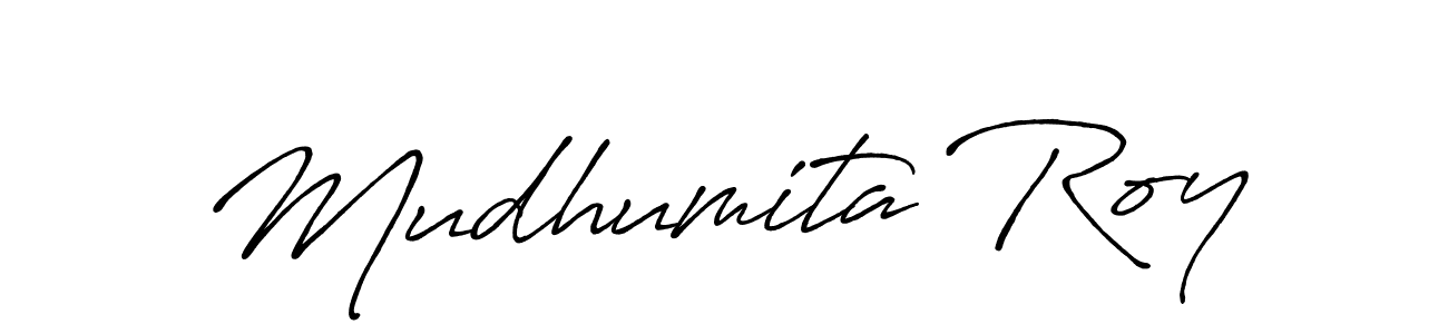 Mudhumita Roy stylish signature style. Best Handwritten Sign (Antro_Vectra_Bolder) for my name. Handwritten Signature Collection Ideas for my name Mudhumita Roy. Mudhumita Roy signature style 7 images and pictures png