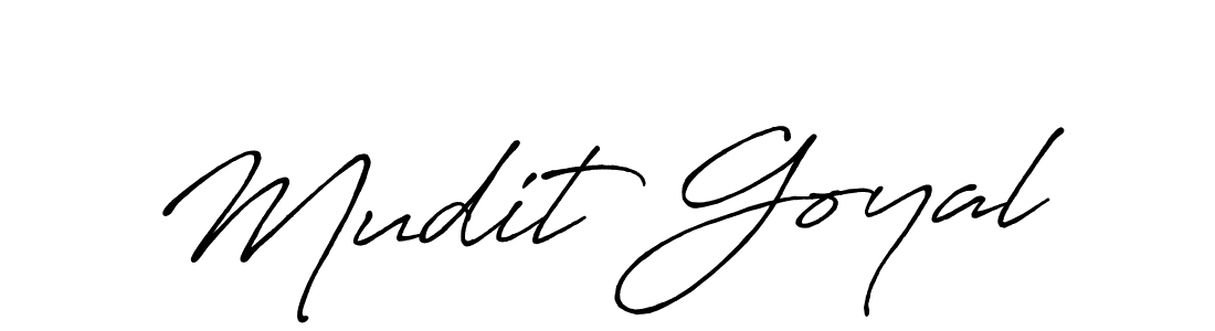 Make a beautiful signature design for name Mudit Goyal. Use this online signature maker to create a handwritten signature for free. Mudit Goyal signature style 7 images and pictures png