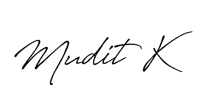 Once you've used our free online signature maker to create your best signature Antro_Vectra_Bolder style, it's time to enjoy all of the benefits that Mudit K name signing documents. Mudit K signature style 7 images and pictures png