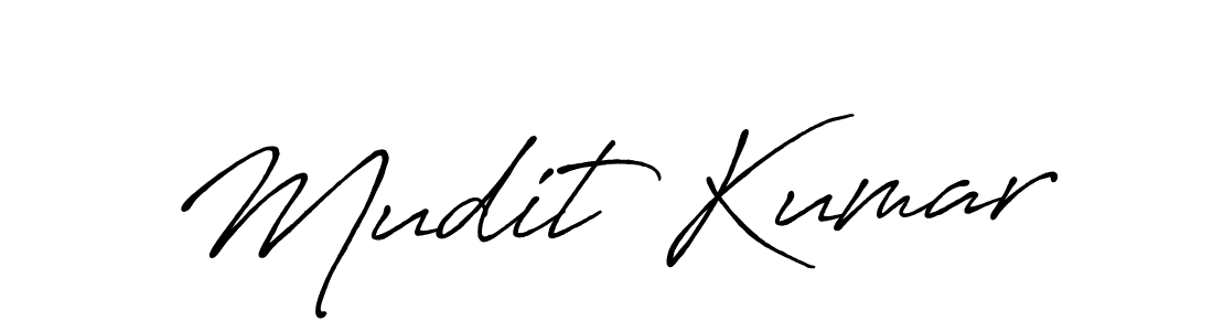 You should practise on your own different ways (Antro_Vectra_Bolder) to write your name (Mudit Kumar) in signature. don't let someone else do it for you. Mudit Kumar signature style 7 images and pictures png