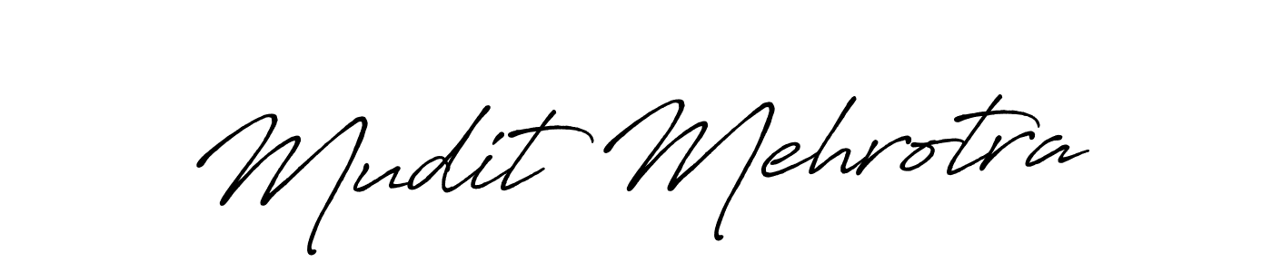 Mudit Mehrotra stylish signature style. Best Handwritten Sign (Antro_Vectra_Bolder) for my name. Handwritten Signature Collection Ideas for my name Mudit Mehrotra. Mudit Mehrotra signature style 7 images and pictures png