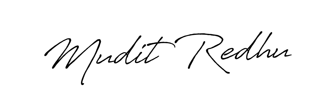 Make a beautiful signature design for name Mudit Redhu. Use this online signature maker to create a handwritten signature for free. Mudit Redhu signature style 7 images and pictures png